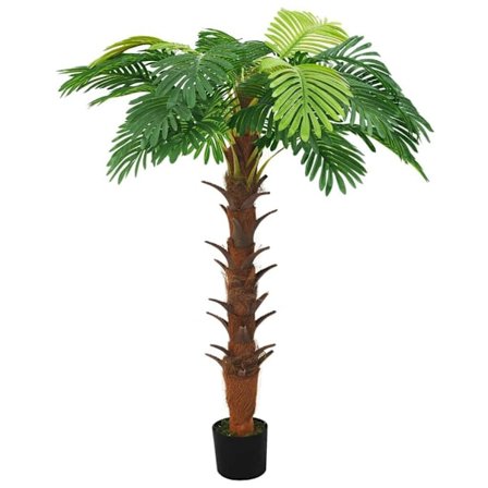 vidaXL Konstgjord Konpalm med Kruka 160 cm Grön Grön