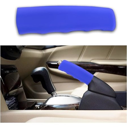 (Blå) Bil Håndbremsebeskyttelse, Blød Håndbremsebeskyttelse, Universel Skridsikker Gearknopbeskyttelse i Silikone, Biltilbehør Ikke