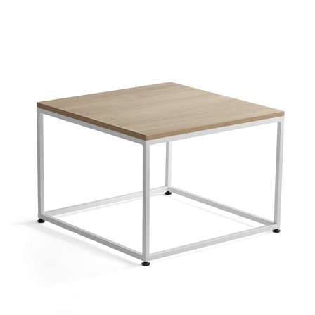 Sofatisch MOOD, 700 x 700 mm, Buche/weiß