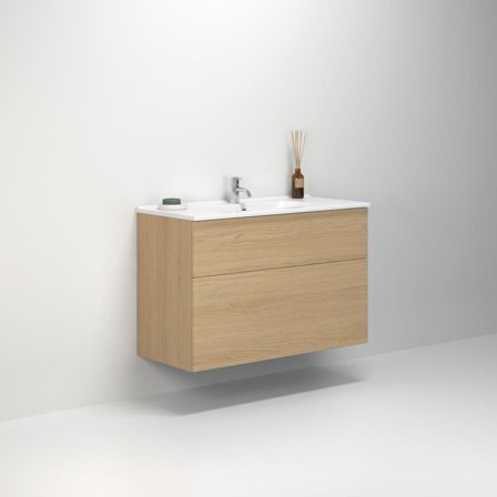 Dansani Luna Kantate Kommodpaket 101 cm Nordisk ek, Badrum