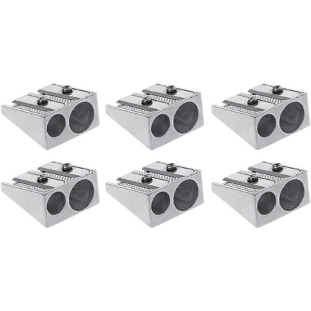 2025 Uusin malli Magnesiumtarkoituskynänteroitin Selviytymiseen, Metallinen kynänteroitin Magnesium, 2-reikäinen kynänteroitin Magnesiumseos 