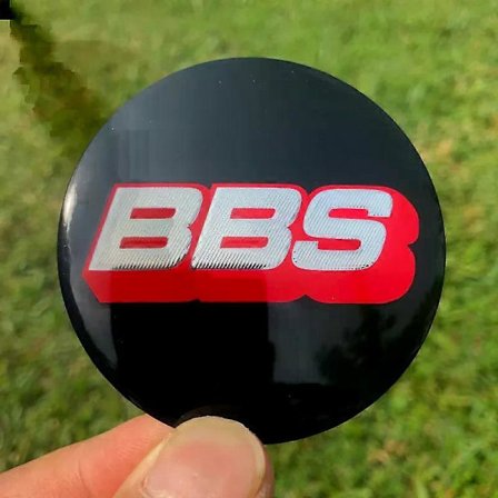 4 stk Sett BBS Felg Senterkopper Emblemer 56mm 65mm BBS Bilkapsel Logo Merke Klistremerke Auto Felg Senterkopp Nav Emblemer