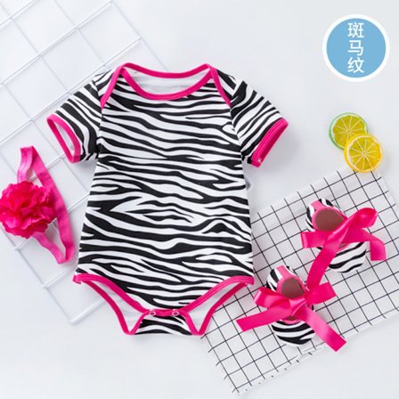 baby jumpsuit sommaren kortärmad romper skor