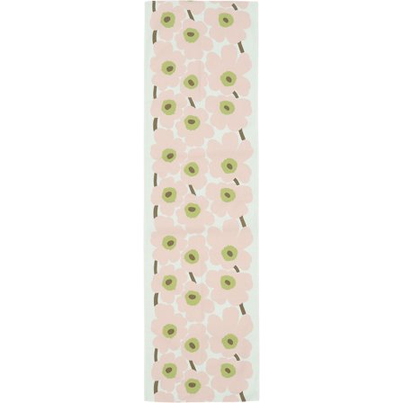 Marimekko Unikko bordløper 45 x 140 cm, hvit/rosa/pære' - 'Offwhite, rosa, pære, sand