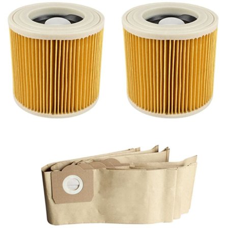 7 reservedeler til Karcher WD3 WD3200 WD3300 MV3 støvsuger reservedeler tilbehør Hepa-filter støvposer