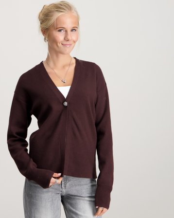 Kids ONLY KOGKATIA LS BLING CARDIGAN KNT Sort Trøjer Pige - Kids Brand Store