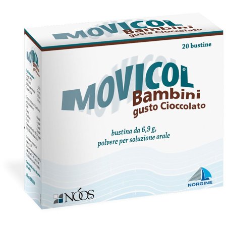 Movicol Cioccolato Bambini 20 Buste 6,9g