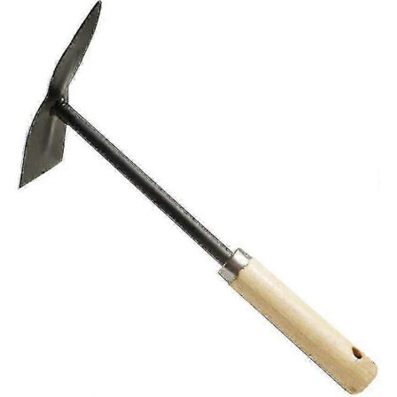 Hagehakker Treskaft Metallhakke, Karbonstålhakke - Kraftig for løsning av jord, luking og graving Rustsikker Hy WTI