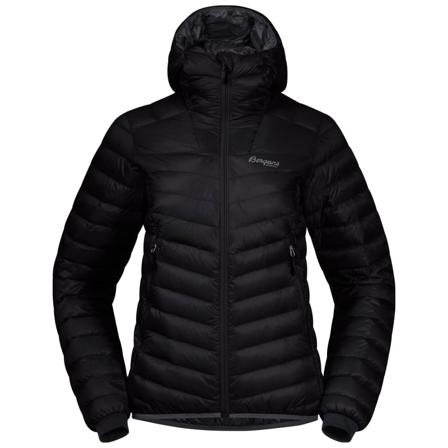Bergans Senja Down Light Women's Jacket W/Hood Women middle-layer down jackets Black S