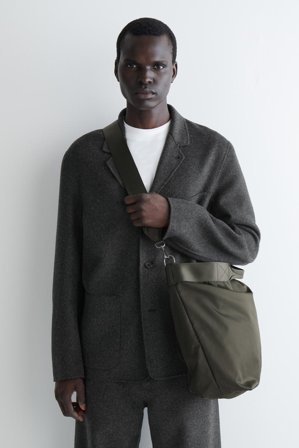 COS Men's Pursuit Messenger Bag - Nylon in Green