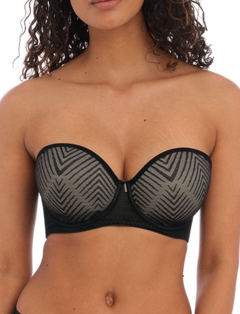 Freya Tailored Uw Moulded Strapless Bra - Black - D x 70