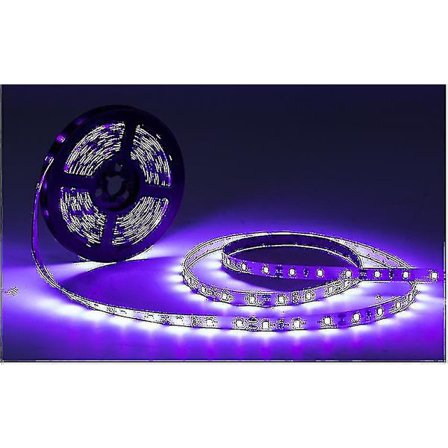 UV-ljusremsa svart ljus med fjärrkontroll 385-400nm 12v/3a flexibel svartljusarmatur för Halloween-fest kroppsmålning sovrumsdekor svartljus