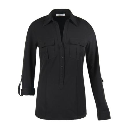 ETQ Amsterdam Tq003 Greet , Zwart , Dames , Maat: XS Longsleeve shirts