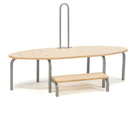 Große Ankleideplattform DUBBEL, 1500x450x450 mm