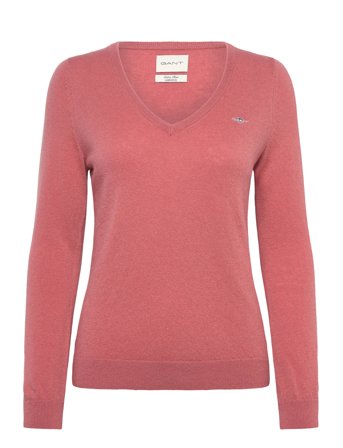 GANT | Extrafine Lambswool Blend V-Neck | M