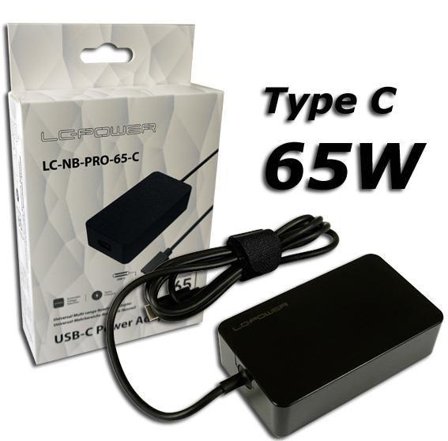 LC POWER LC-NB-PRO-65-C - strømadapter - 65 watt