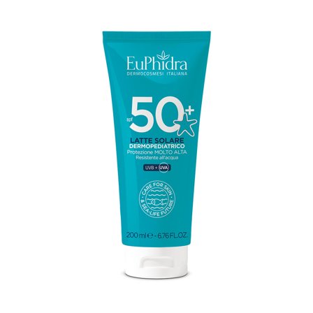 Euphidra Latte Solare Dermopediatrico SPF50+ 200ml - Crema Solare Bambini