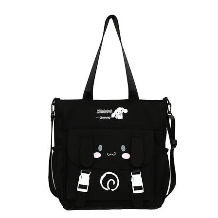 Sanrio Kuromi Kawaii axelväska Cinnamoroll tecknad handväska resväska crossbody väska mode Oxford tygväska datorväska