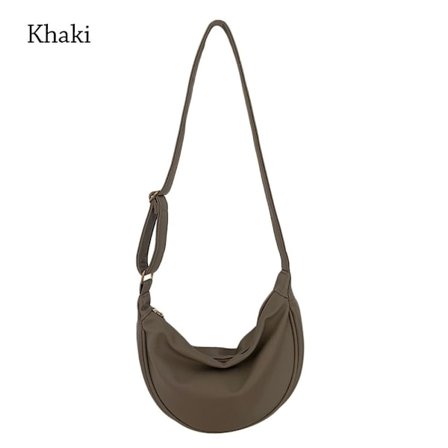Dumpling Bag Shoulder Messenger Bag KHAKI khaki