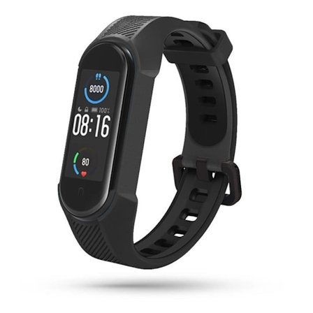 Xiaomi Mi Smart Band 5/6/6 NFC/7 Strap Armour - Svart