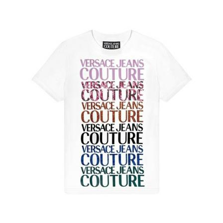 Versace Jeans Couture - T-shirts - Vit - Dam - Storlek: Xs, Dam, Storlek: XS
