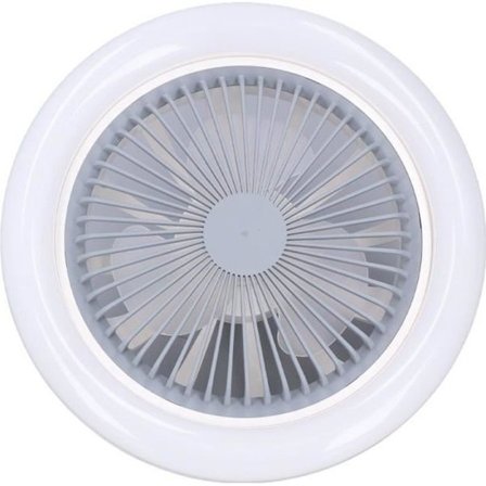 (Hvit) LED-vifte - GAROSA - Viftelampe - Hvit - 30W - 3 hastigheter