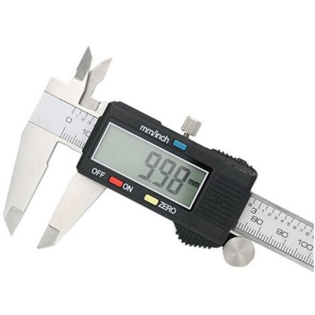 Digital skyvelære, rustfritt stål stor skjerm elektronisk digital skyvelære, nøyaktighet 0,01MM