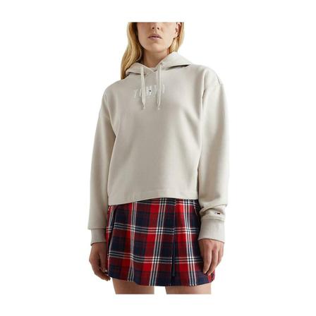 Tommy Hilfiger, Hoodies Beżowy, Kobieta, Rozmiar: S
