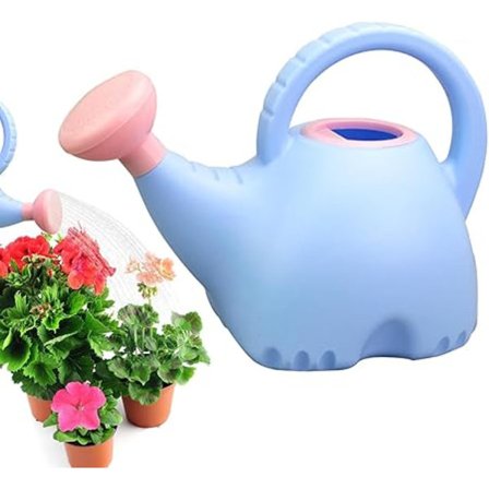 Pieni kastelukannu, söpö kastelutina, lasten kastelukannu mukavalla kahvalla, 1,5 litran kastelukannu sisä- ja ulkokasveille, G