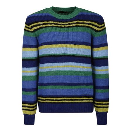 Roberto Collina, Roundneck Knitwear Niebieski, Mężczyzna, Rozmiar: XL