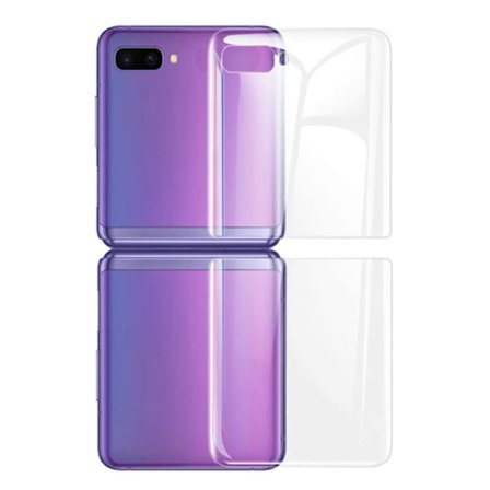 (2-PACK) Galaxy Z Flip - Skärmskydd Hydrogel (Fram- & Baksida)
