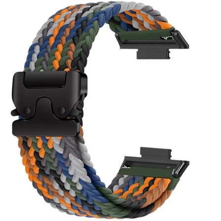 Elastiskt flätat soloband i nylon för Huawei Watch Fit 4 pro/4/3 Armband Herr Dam Armbandsur för Huawei Fit 2 Fit 1 Band