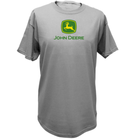 John Deere Logo T-Shirt Grey