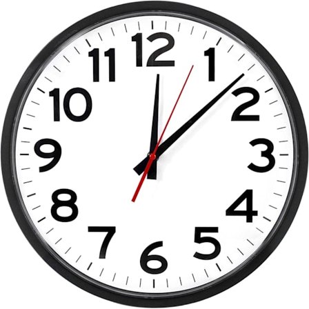 14" Atomic, Musta, Helppo Lukea, Täydellinen Kotiin, Toimistoon, Kouluun, Sisä- / Ulkokäyttöön