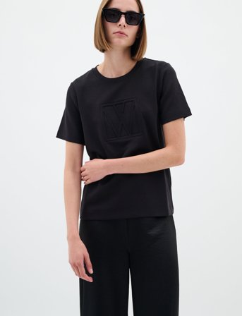 InWear Vincentiw Logo Tshirt - Black - S