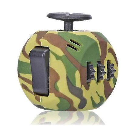 Cube Fidget Leksaker Anti-Ångest Anti-Stress Fidget Leksaker för Barn och Vuxna (Grön) [DB]