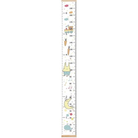 Lasten mittausseinätaulu Lasten pituuden mittaustaulu Ripustettava pituustaulu söpöllä kuviolla Koristeellinen lasten pituusviivain Kasvun pituustaulu