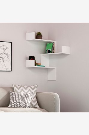 Homitis - Vägghylla Luksa - Vit - Vägghyllor - Från Homeroom