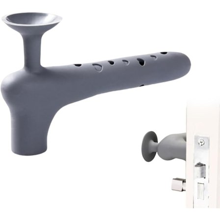 Sikkerhetsdørhåndtak Beskyttelse - Anti-kollisjons Dørhåndtak Beskytter | Silikon Sugekopp Dørhåndtak Beskyttelseshette Beskytter Hender Mot Støt