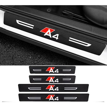 Audi A4 tröskelmärken Karbonmöster 4-pack .