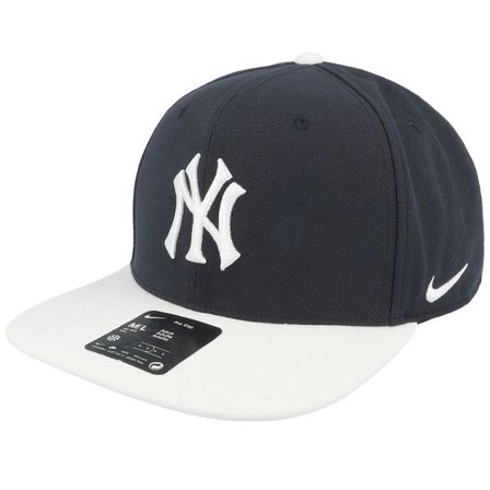 Nike MLB - MLB Blå snapback Keps - New York Yankees Dri-fit Pro Square Bill Blue/White Snapback @ Hatstore