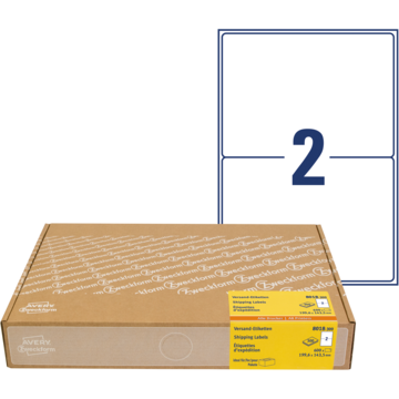 Avery Adressetiketter hvit