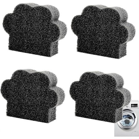 Hårborttagare för husdjur för tvätt, hundhårborttagare katthårborttagare för tvättmaskin och torktumlare, återanvändbar hår- och luddfångare, våt och 