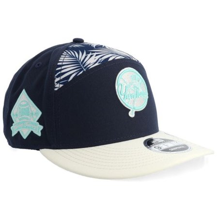 New Era - MLB Blå snapback Keps - New York Yankees 9FIFTY Pre Curved Split Panel H1 Navy Snapback @ Hatstore