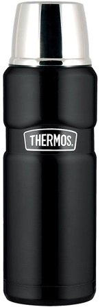 Thermos Ståltermos King 1,2 l Matt Svart - Thermos