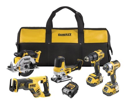 Dewalt DCK501P2 Værktøjssæt, Maskiner