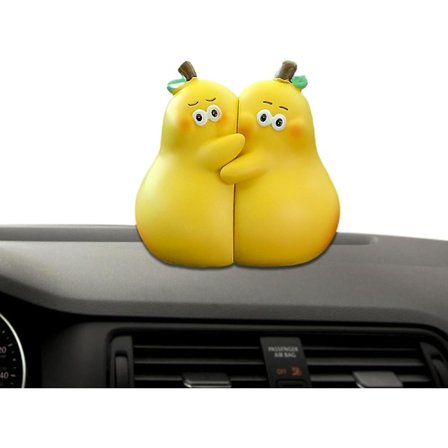 Bil Dekoration Ornamenter | Sød Harpiks Bil Dekoration Dukke - Instrumentbræt Tilbehør, Sød Auto Interiør Instrumentbræt Dukke til Skrivebord, Hjem, 