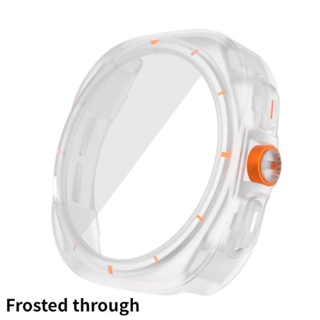 Uppgradera till Ultra-skal för Samsung Galaxy Watch 7 6 40mm 44mm Ändra till Galaxy Watch Ultra 47mm Härdat Glas Skärmskydd