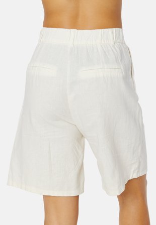 ONLY Caro HW Wide Linen Blend Shorts Klær