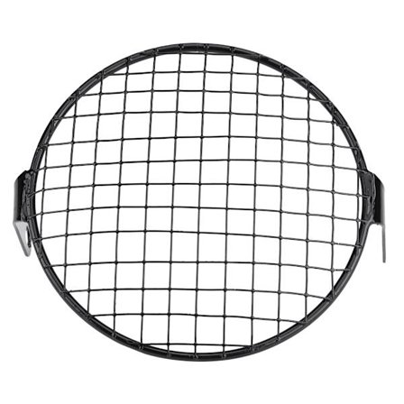 6,5 tommer Motorcykel Sidemonteret Forlygte Rund Grill Cover Maske til Cruiser Chopper Cafe Racer